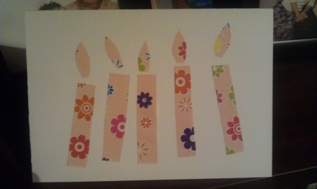 Nan's 66th Birthday card