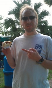 Jules with rendang pau